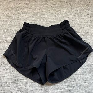 Lululemon Black Hotty Hot shorts